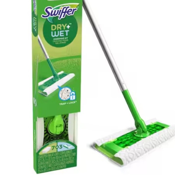 Swiffer Wet + Dry Sweeping Kit NEW - Picture 1 of 7